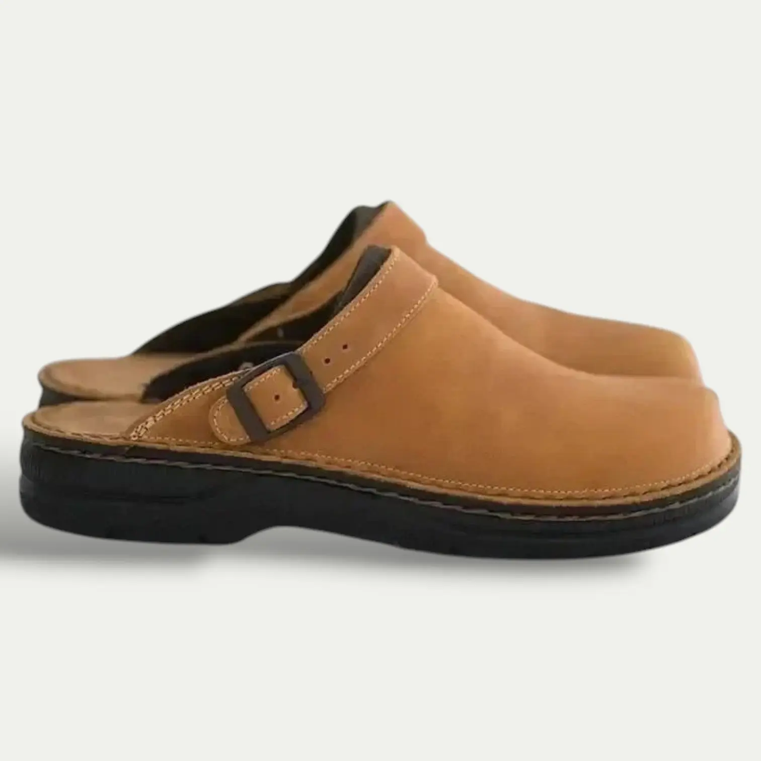 Women's Clogs - Modern Buckle Design, Comfortable Fit - Image 3