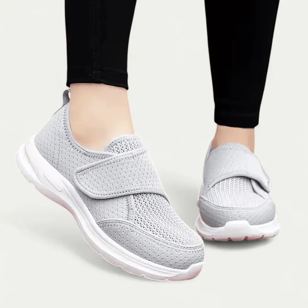Comfortable Breathable Walking Shoes with Easy Touch Fastening - Image 9