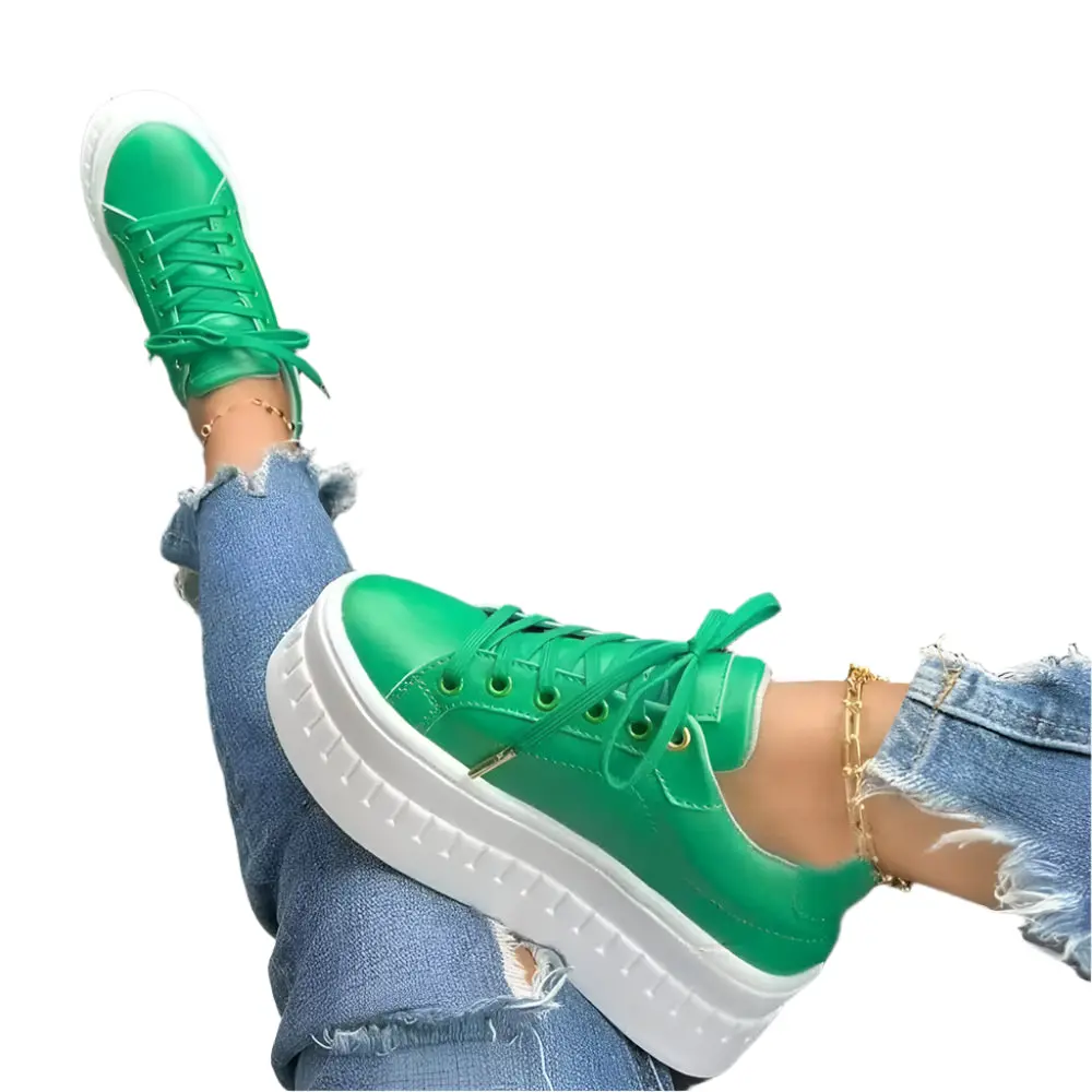 Women's Sneakers - Plateau Design – Stylish & Comfortable - Image 7