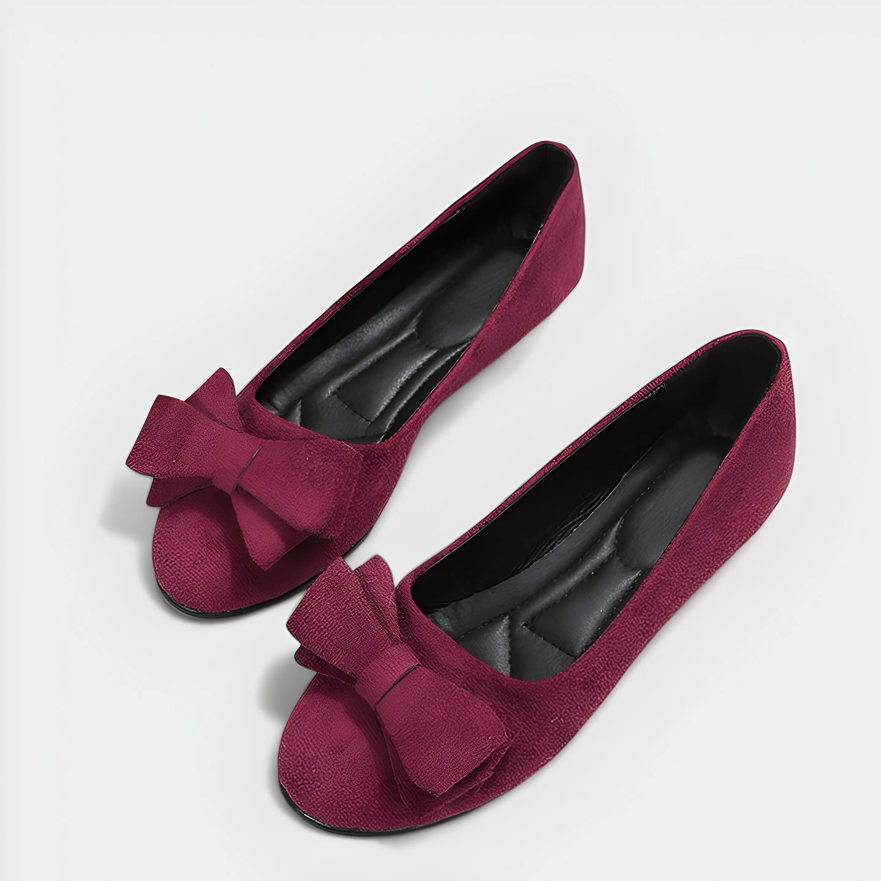 Comfortable Ballet Flats with Bow Detail – Stylish & Supportive - Image 4