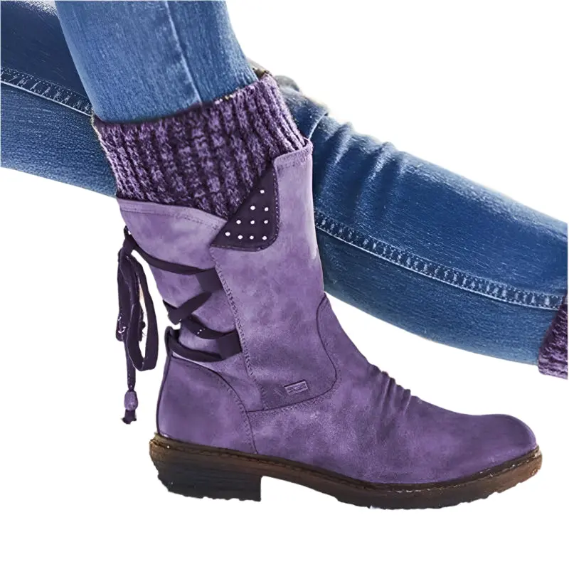 Low Heel Winter Boots for Women | Comfortable & Warm Design - Image 11