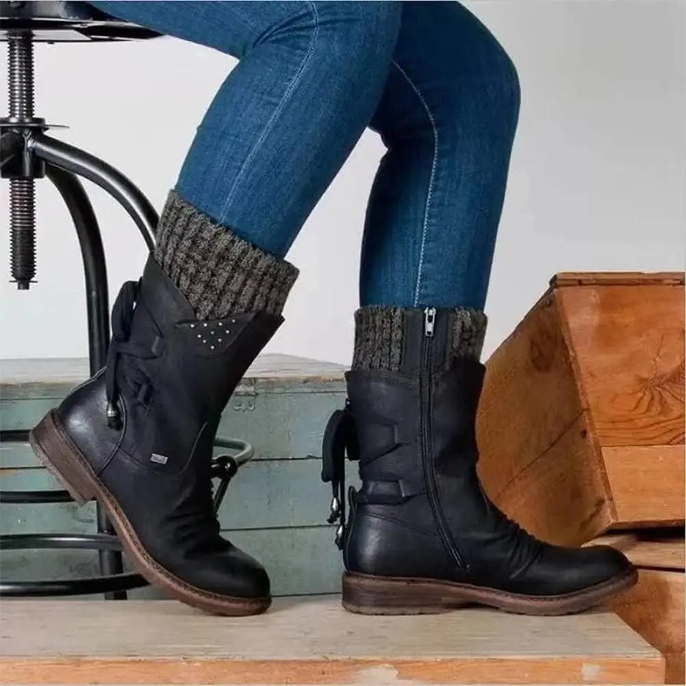Low Heel Winter Boots for Women | Comfortable & Warm Design - Image 4