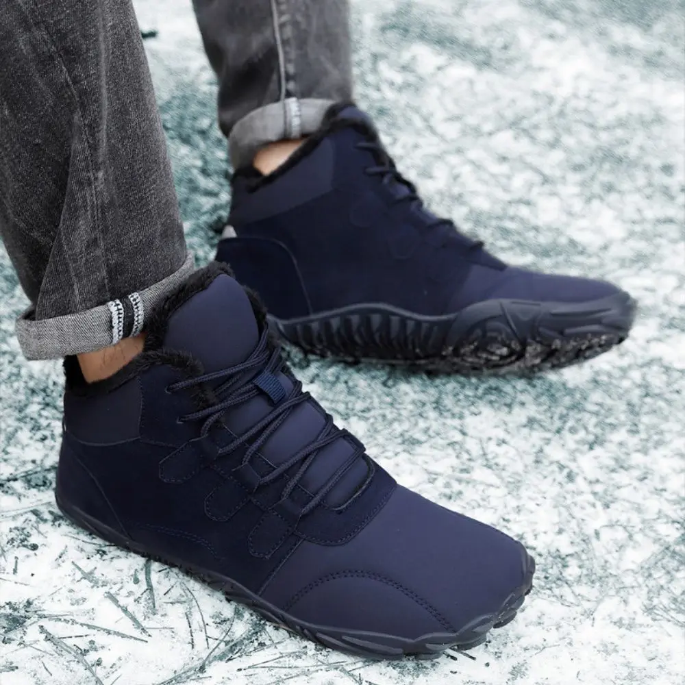 Men's Warm Barefoot Boots - Modern & Comfortable for Winter - Image 4