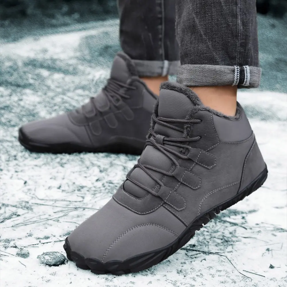 Men's Warm Barefoot Boots - Modern & Comfortable for Winter - Image 8