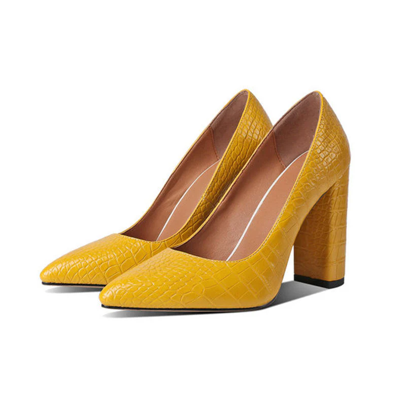 Pointed-Toe Block Heel Pumps for Women – Elegant & Comfortable - Image 3