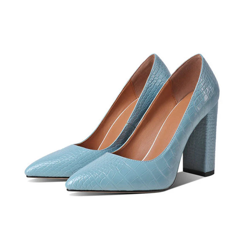 Pointed-Toe Block Heel Pumps for Women – Elegant & Comfortable - Image 5