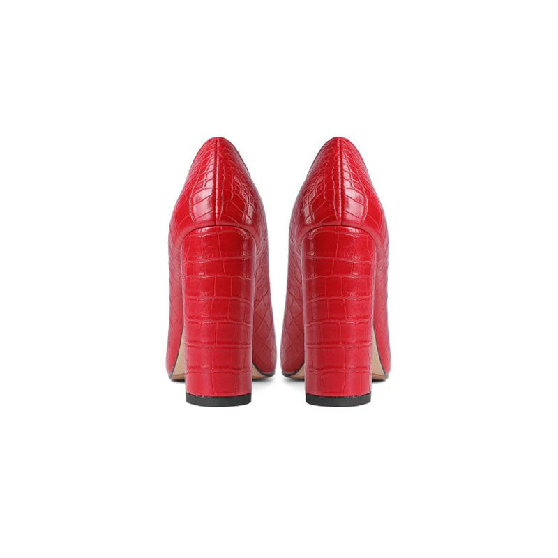 Pointed-Toe Block Heel Pumps for Women – Elegant & Comfortable - Image 6