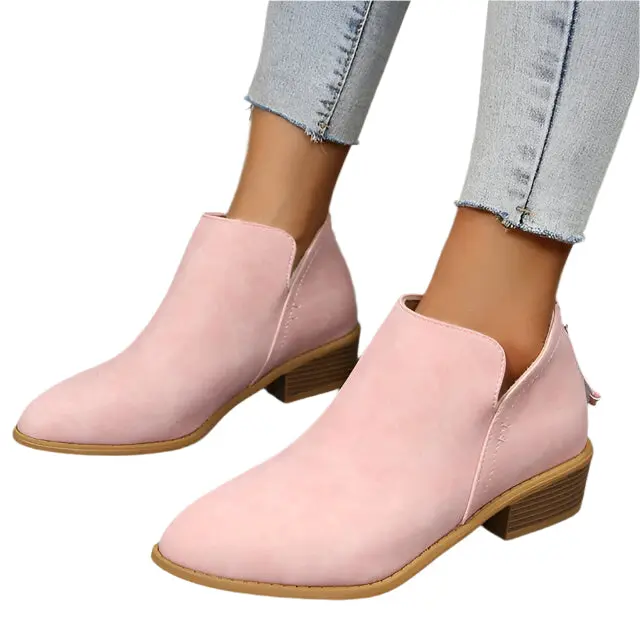 Women’s Modern Low Heel Ankle Boots – Comfortable & Durable Everyday Style - Image 4